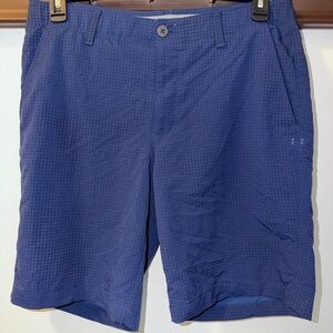 Under Armour Men's Navy Blue Performance Shorts Size 34